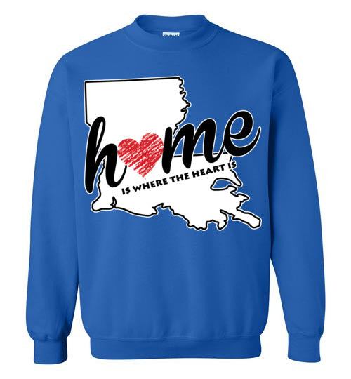 Louisiana Home. Youth. Crewneck