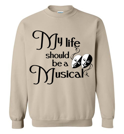 Musical Life. Adult. Crewneck Sweatshirt