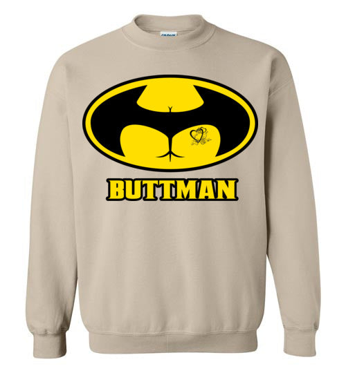 Buttman Heart. Adult. Crewneck