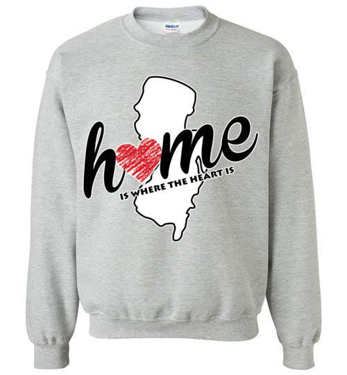 New Jersey Home. Adult. Crewneck
