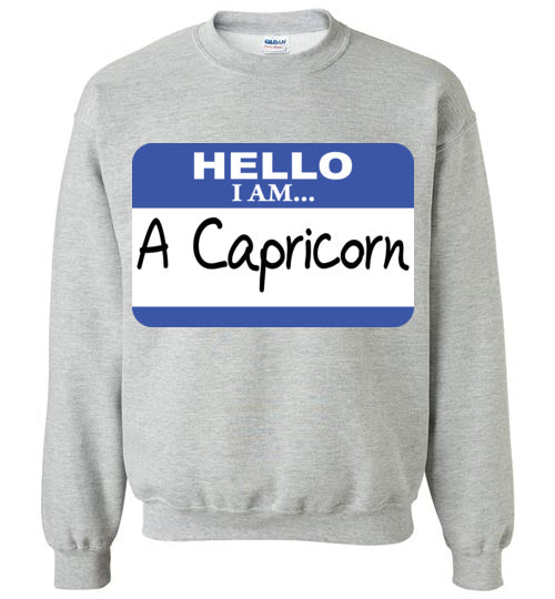 A Capricorn. Youth. Crewneck Sweatshirt
