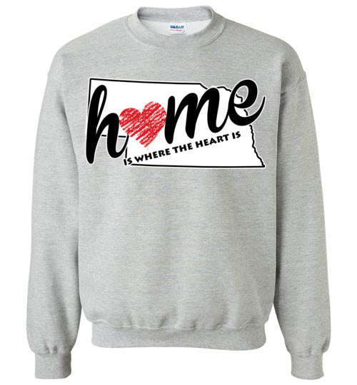 Nebraska Home. Youth. Crewneck