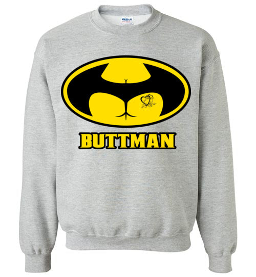Buttman Heart. Adult. Crewneck