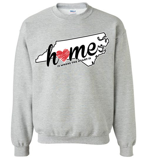 North Carolina Home. Youth. Crewneck