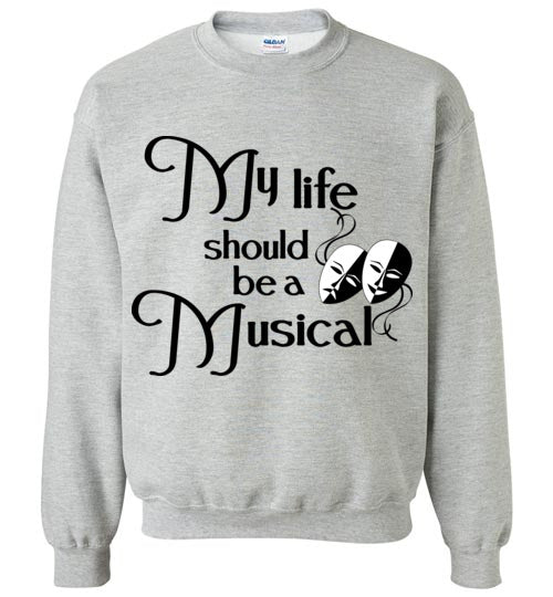 Musical Life. Adult. Crewneck Sweatshirt