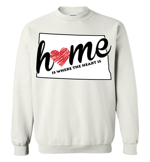 North Dakota Home. Adult. Crewneck