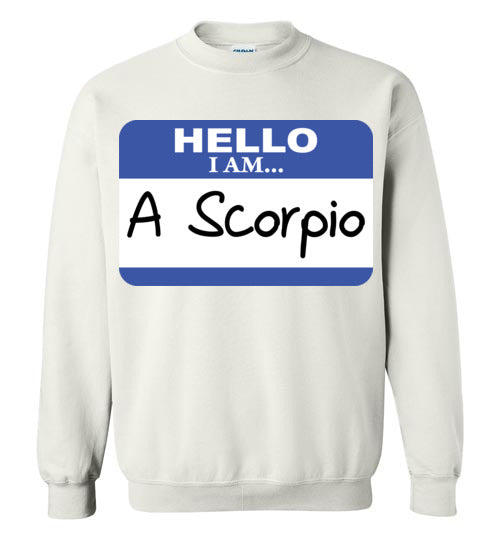 A Scorpio. Adult. Crewneck Sweatshirt