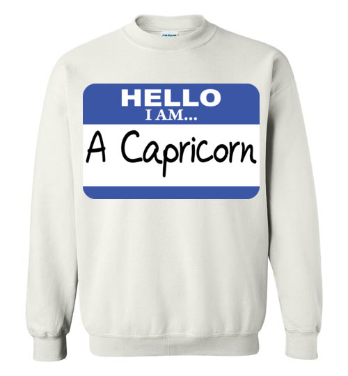 A Capricorn. Adult. Crewneck Sweatshirt