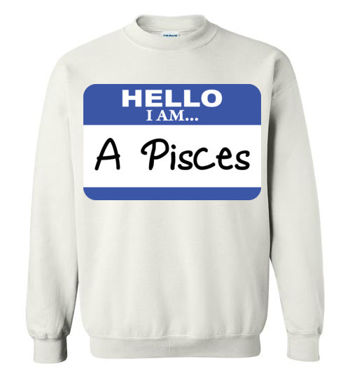 A Pisces. Adult. Crewneck Sweatshirt