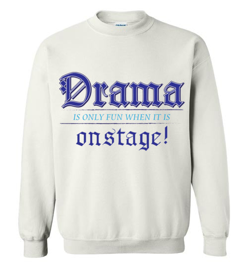 Drama on Stage. youth. Crewneck Sweatshirt