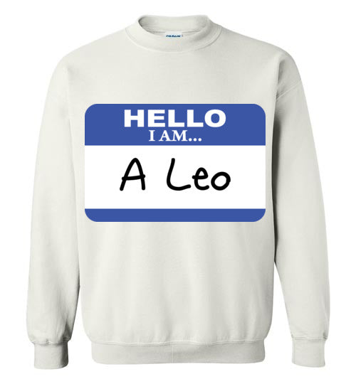 A Leo. Youth. Crewneck Sweatshirt