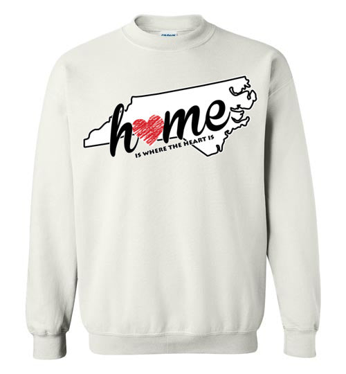North Carolina Home. Youth. Crewneck