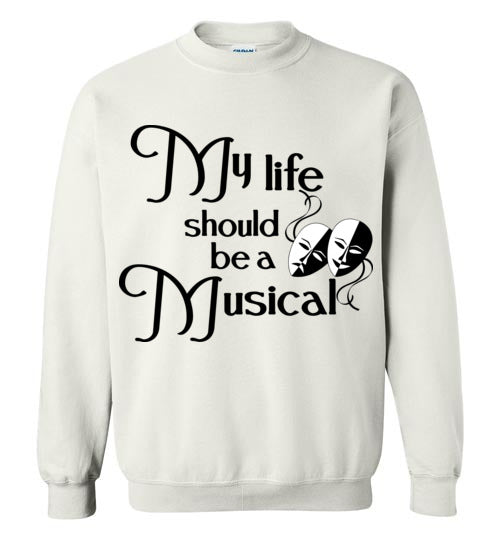 Musical Life. Youth. Crewneck Sweatshirt