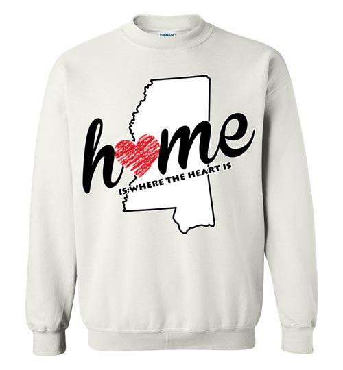 Mississippi Home. Youth. Crewneck