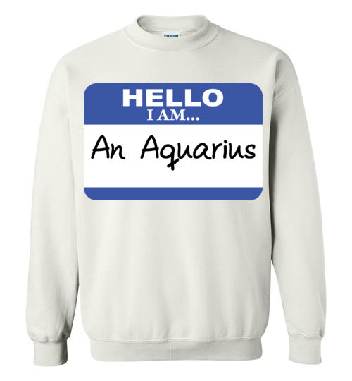 An Aquarius. Youth. Crewneck Sweatshirt