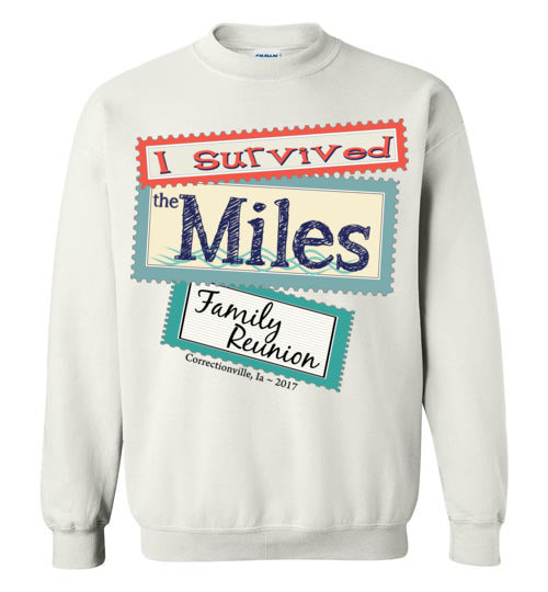 Reunion Stamps. Youth. Crewneck Sweatshirt
