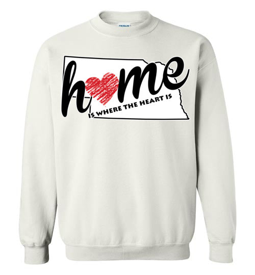 Nebraska Home. Youth. Crewneck