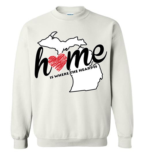 Michigan Home. Youth. Crewneck