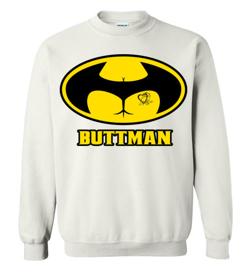 Buttman Heart. Adult. Crewneck