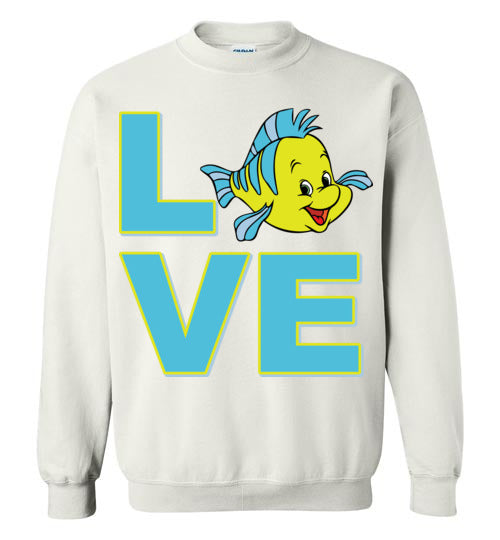 Love Flounder. Youth. Crewneck