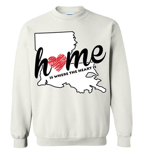 Louisiana Home. Youth. Crewneck
