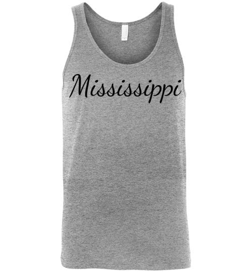 Mississippi. Adult. Unisex Tank