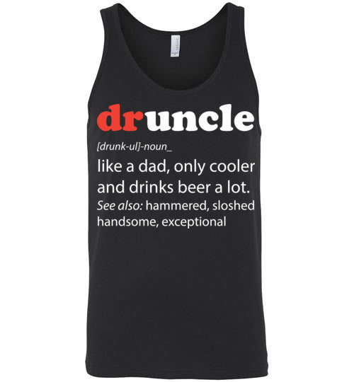 druncle. Adult. Unisex Tank