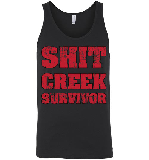 Shit Creek Red. Adult. Tank