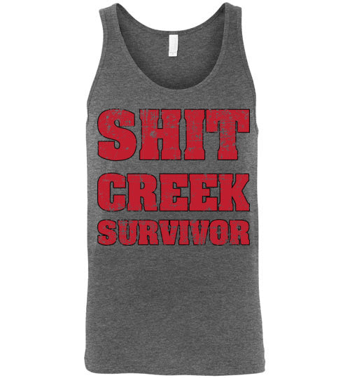 Shit Creek Red. Adult. Tank