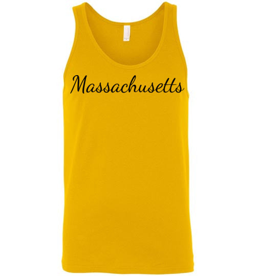 Massachusetts. Adult. Unisex Tank