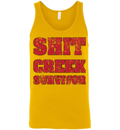 Shit Creek Red. Adult. Tank