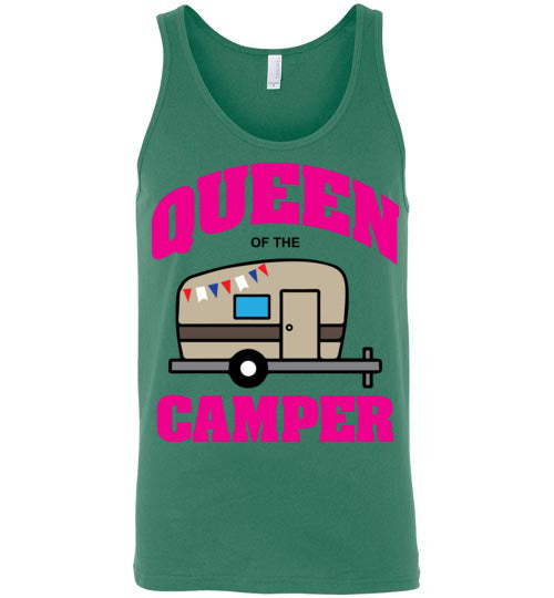 Queen of the Camper. Adult. Unisex Tank