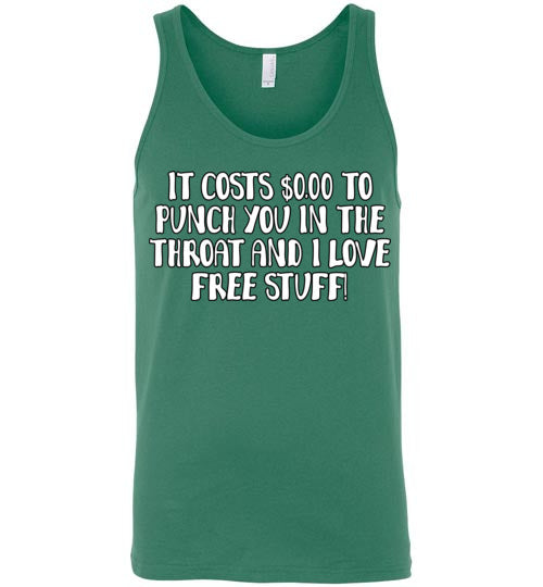 Throat Punch. Adult. Unisex Tank
