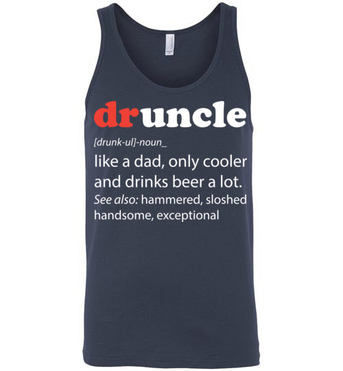 druncle. Adult. Unisex Tank