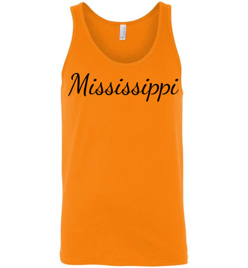 Mississippi. Adult. Unisex Tank