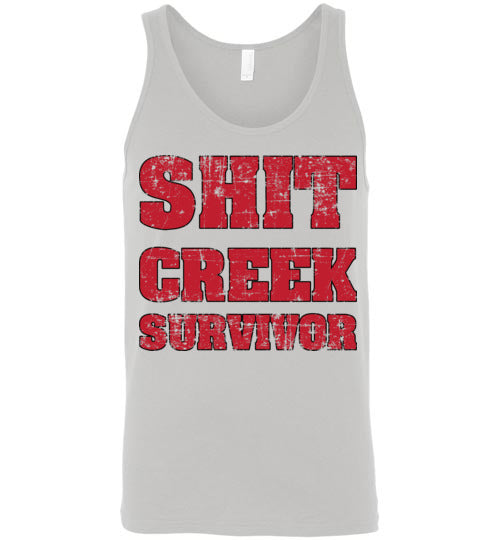 Shit Creek Red. Adult. Tank