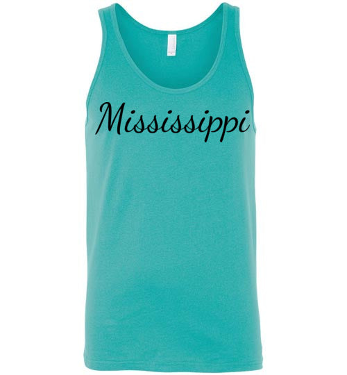Mississippi. Adult. Unisex Tank