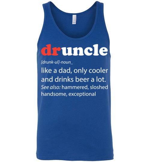 druncle. Adult. Unisex Tank