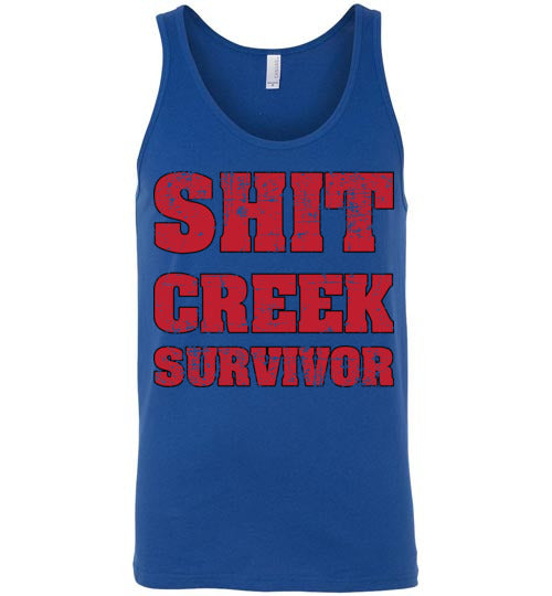 Shit Creek Red. Adult. Tank