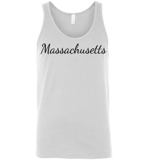 Massachusetts. Adult. Unisex Tank