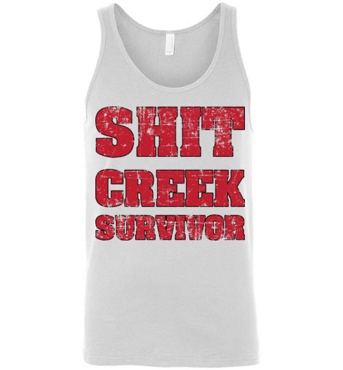 Shit Creek Red. Adult. Tank