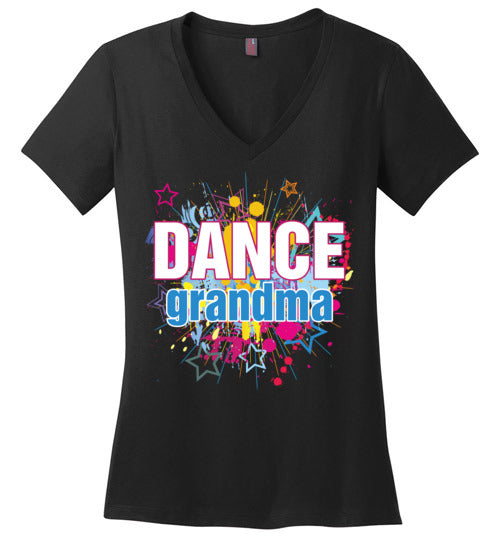 Dance Grandma. Ladies Perfect Vneck.