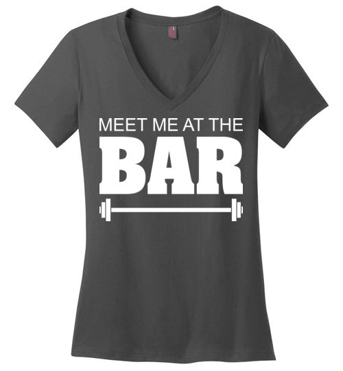 Meet me at the Bar. Adult. Ladies Perfect Vneck
