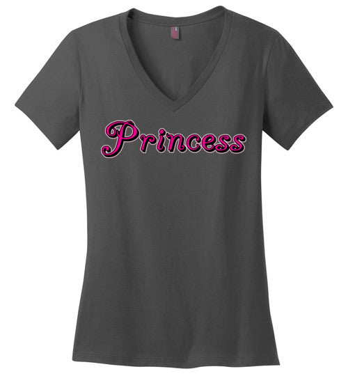 Princess. Adult. Ladies Perfect Vneck