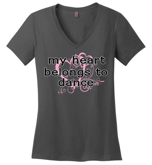 My Heart ... Adult. Ladies Perfect Vneck