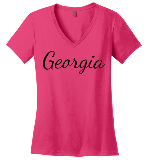 Georgia. Adult. Ladies Perfect Vneck