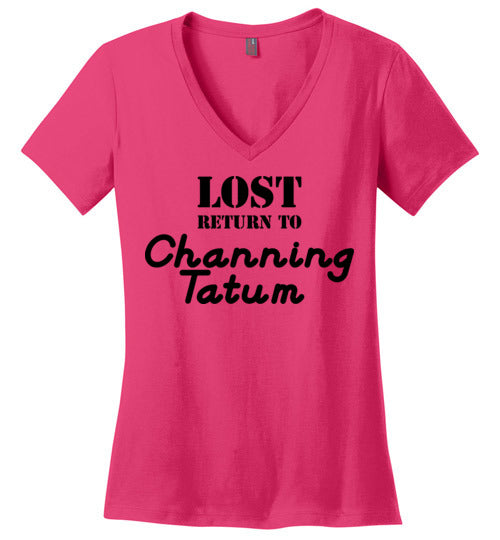Lost ... Channing Tatum. Adult. Ladies Vneck