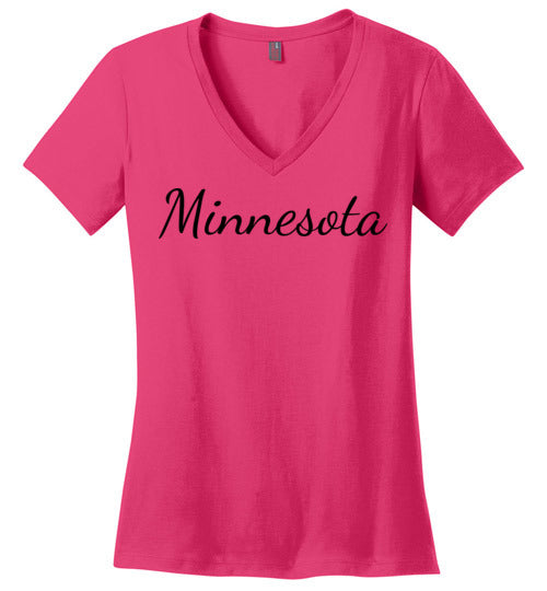 Minnesota. Adult. Ladies Perfect Vneck