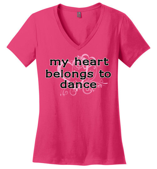 My Heart ... Adult. Ladies Perfect Vneck
