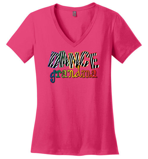 Dance Grandma. Ladies Perfect Vneck.